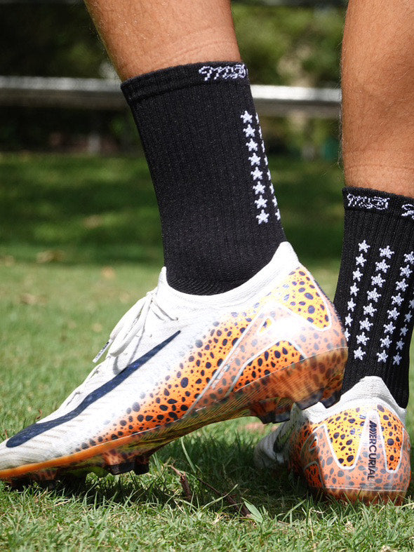 MD BALLERZ GRIP SOCKS BLACK